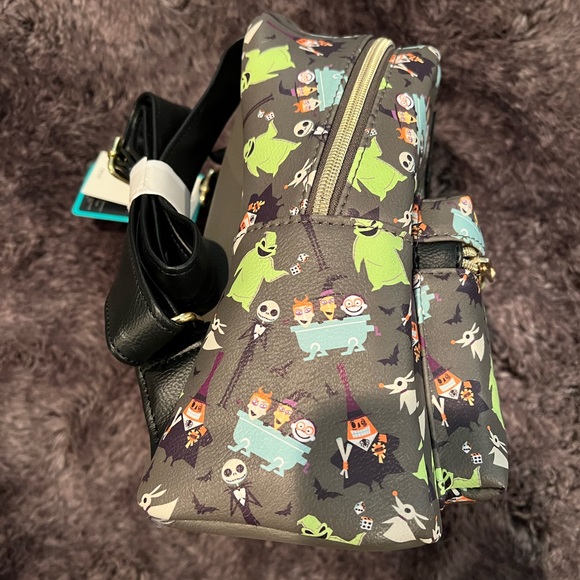 NWT Hot Topic The Nightmare Before Christmas Characters Mini Backpack - Picture 4 of 13